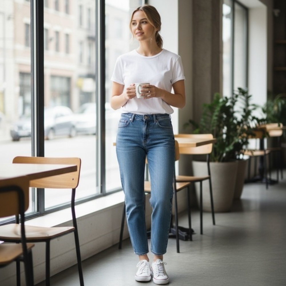Urban Pipeline Relaxed Fit Blue Jeans Comfortable Denim